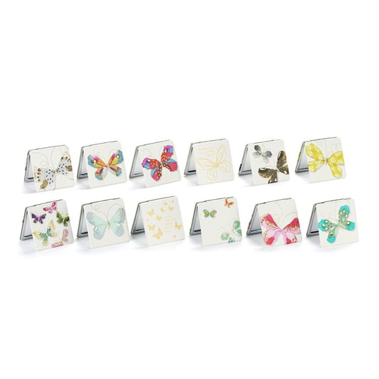 Butterfly Pocket Mirror - 12pc set